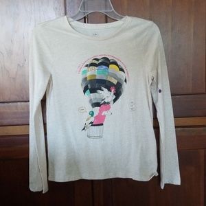 Gap Kids 14-16 Cotton Shirt with Hot Air Balloon